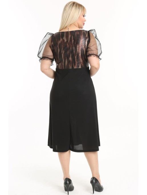 Eleganta kleita ar tilla piedurknēm Eleganta kleita ar tilla piedurknēm