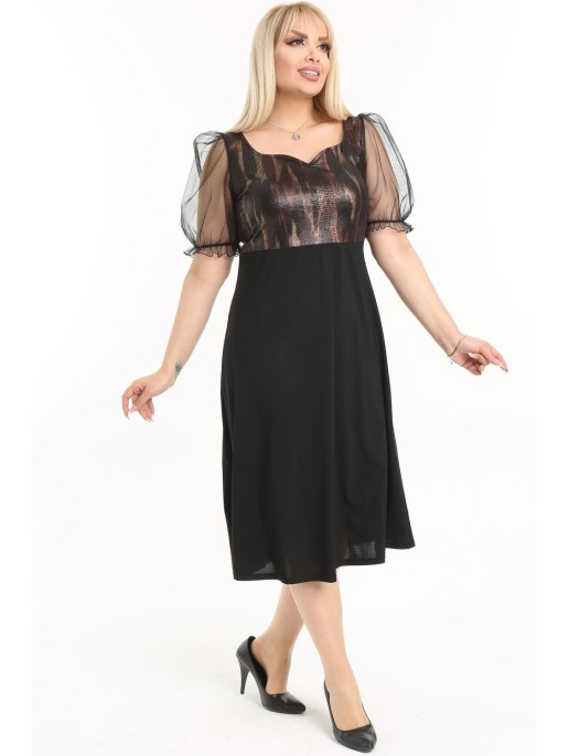 Eleganta kleita ar tilla piedurknēm Eleganta kleita ar tilla piedurknēm