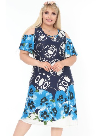 Красивый цветочный снеговик с прорезями