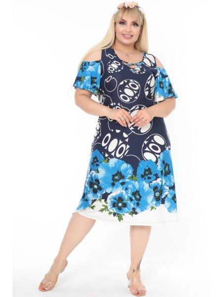 Graži gėlėta sunelė su prakarpomis