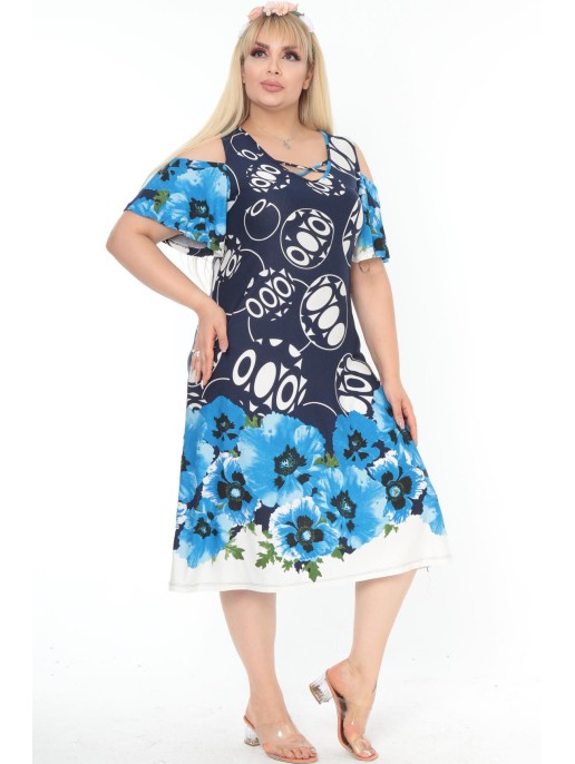 Graži gėlėta sunelė su prakarpomis Graži gėlėta sunelė su prakarpomis