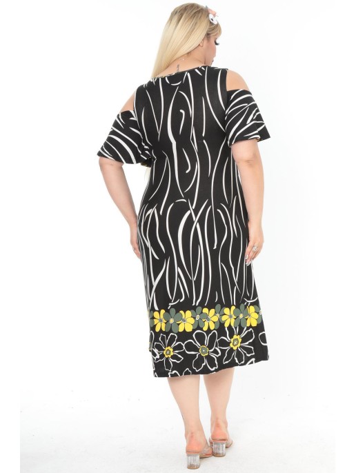 Rakstaina viskozes kleita Rakstaina viskozes kleita