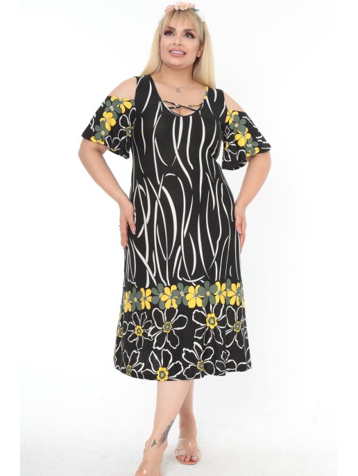 Rakstaina viskozes kleita Rakstaina viskozes kleita