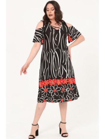 Elegantne mustritega kleit 2