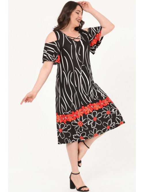 Элегантное платье с узорами Элегантное платье с узорами