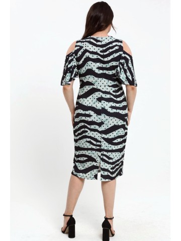 Красивое платье мятного цвета. 2