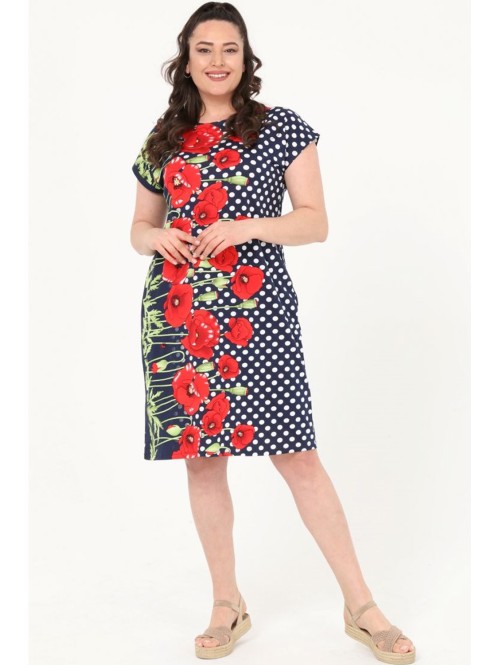 Разноцветное платье из натурального... Разноцветное платье из натурального...