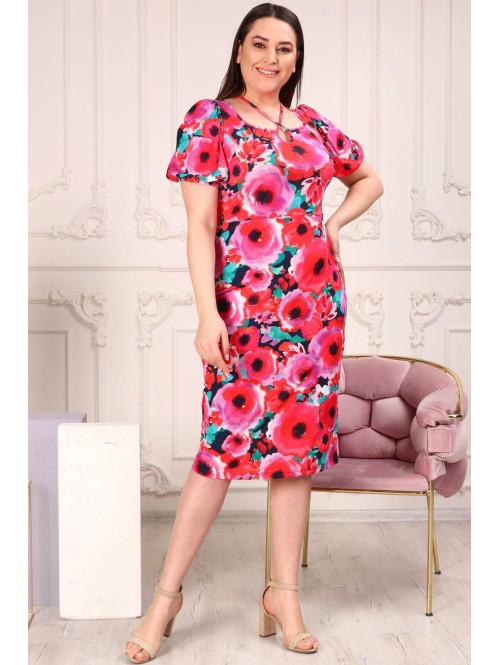 Стильное платье ярких цветов. Стильное платье ярких цветов.