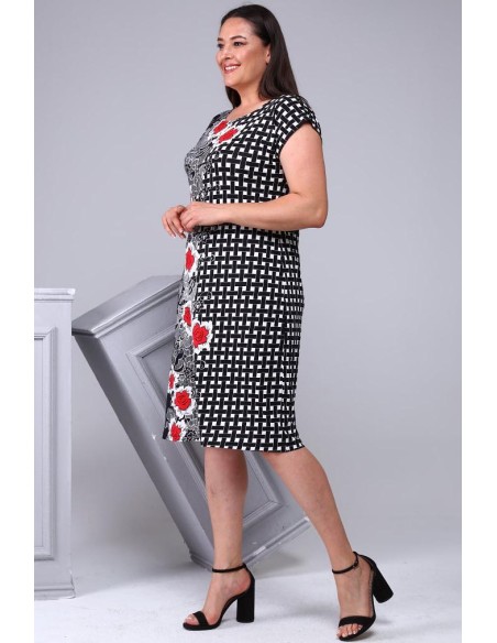 Kolmevärviline naiste vabaaja kleit