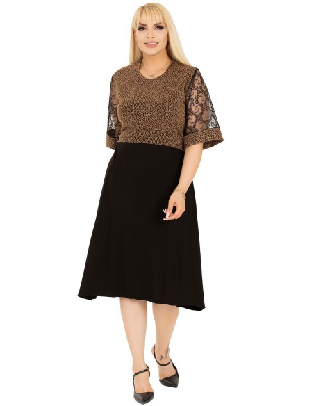 Ilus lühikeste varrukatega kleit