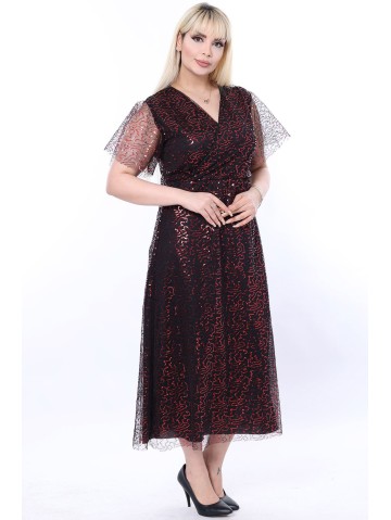 Pikk pidulik kaelusega kleit 2