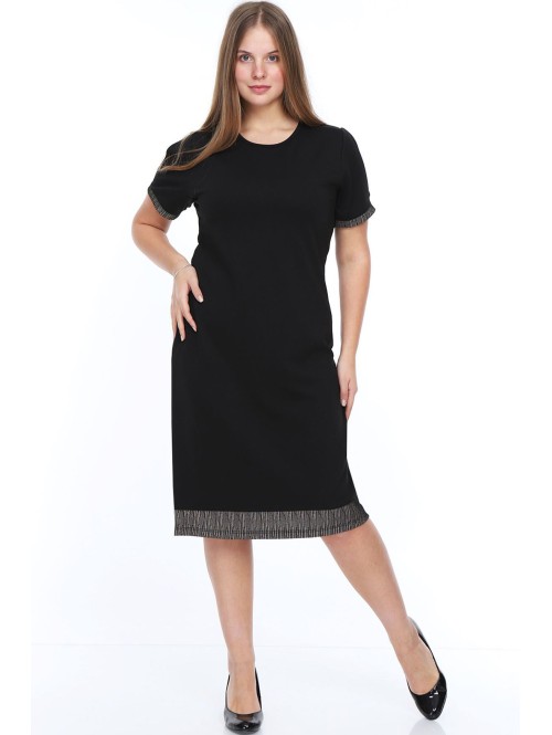 Must kleit lühikeste varrukatega Must kleit lühikeste varrukatega