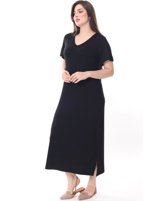 Must pikk lõhikutega kleit Must pikk lõhikutega kleit