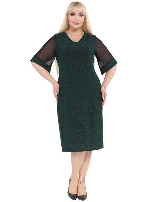 Eleganta tumši zaļa kleita Eleganta tumši zaļa kleita