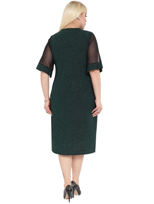 Elegantiška tamsiai žalia suknelė Elegantiška tamsiai žalia suknelė