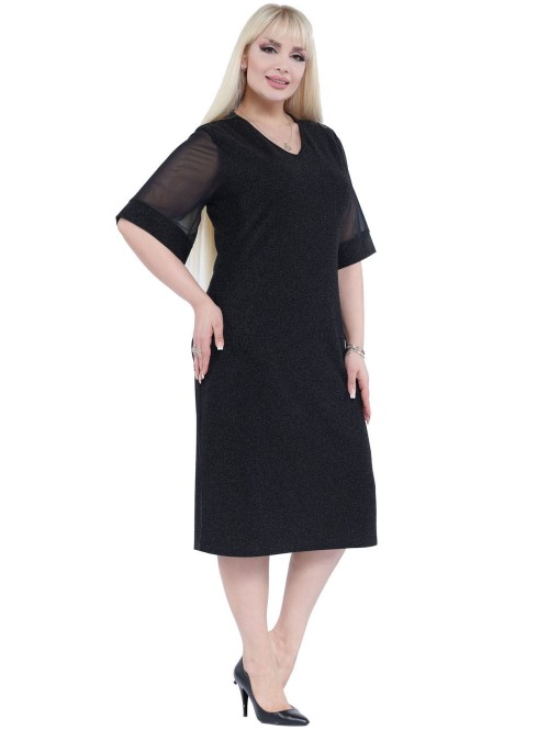 Eleganta melna kleita sievietēm Eleganta melna kleita sievietēm