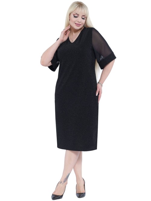 Eleganta melna kleita sievietēm Eleganta melna kleita sievietēm