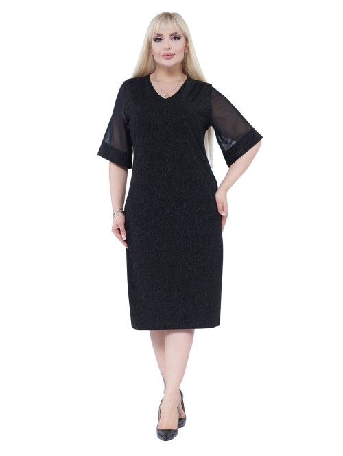 Elegantiška juodos spalvos suknelė moterims Elegantiška juodos spalvos suknelė moterims