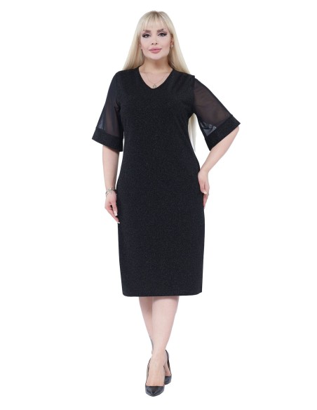 Eleganta melna kleita sievietēm