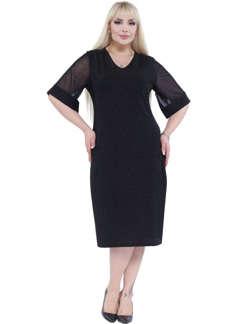 Eleganta melna kleita sievietēm Eleganta melna kleita sievietēm