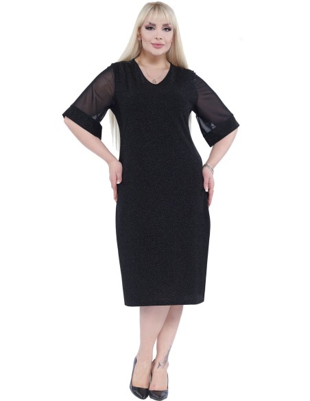 Eleganta melna kleita sievietēm