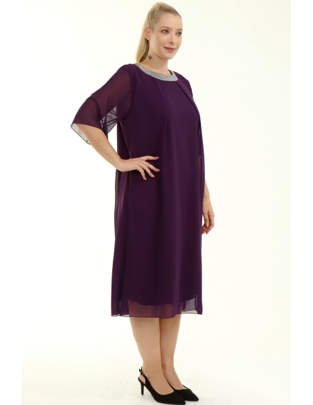 Eleganta plus izmēra kleita