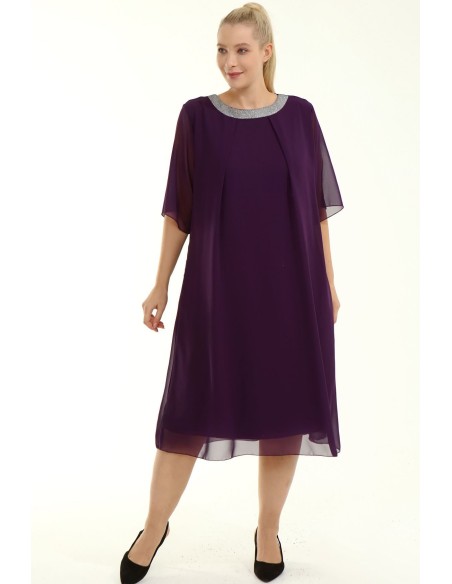 Eleganta plus izmēra kleita