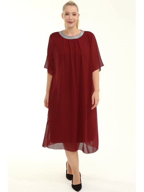 Платье свободного фасона для полных Платье свободного фасона для полных