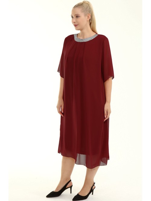 Laisvo stiliaus suknelė apkūnioms Laisvo stiliaus suknelė apkūnioms