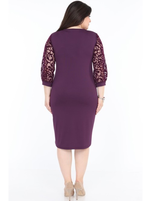 Violetinė suknelė moterims Violetinė suknelė moterims