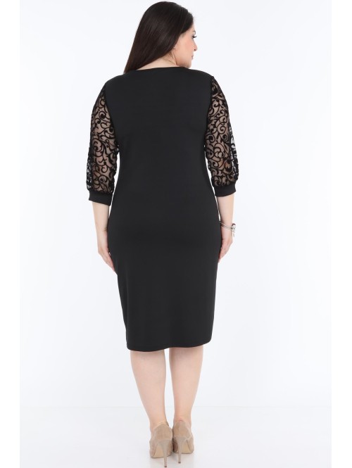 Must kleit 3/4 varrukatega Must kleit 3/4 varrukatega