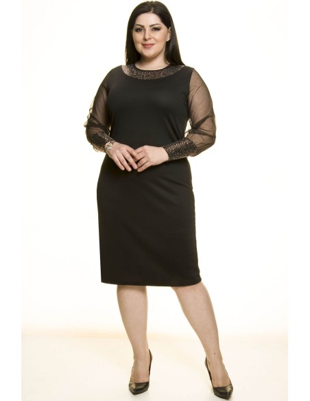 Красивое черное платье