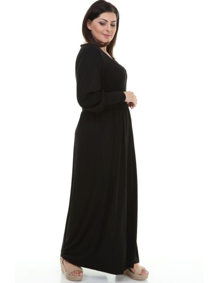 Gara melna viskozes kleita