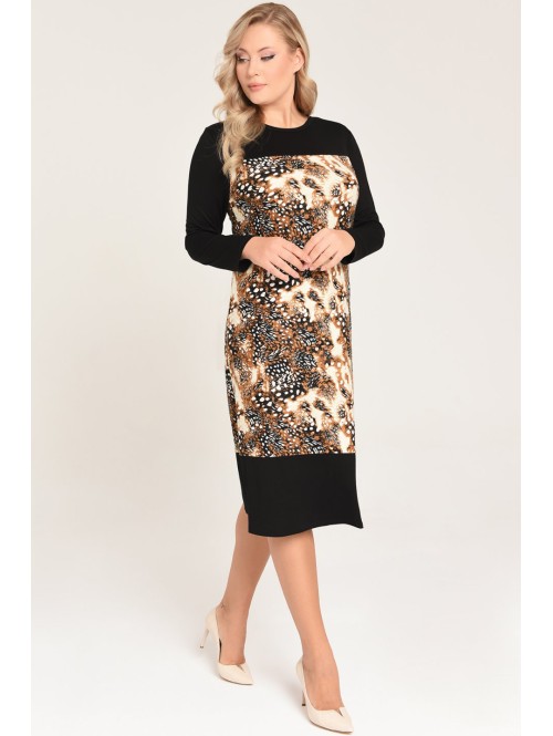 Klasiska kleita ar garām piedurknēm Klasiska kleita ar garām piedurknēm