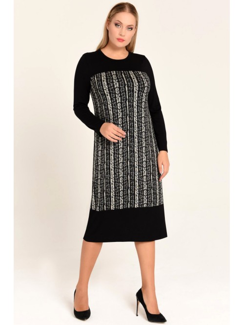 Midi suknelė ilgomis rankovėmis Midi suknelė ilgomis rankovėmis