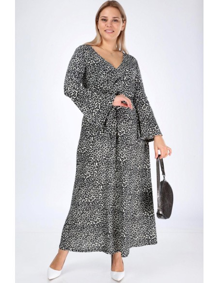 Hall pikk rihmaga kleit