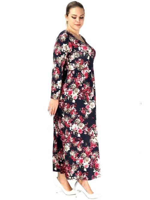 Gara ziedu viskozes kleita Gara ziedu viskozes kleita