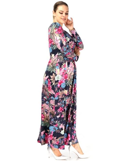 Svītraina maxi kleita ar garām... Svītraina maxi kleita ar garām...