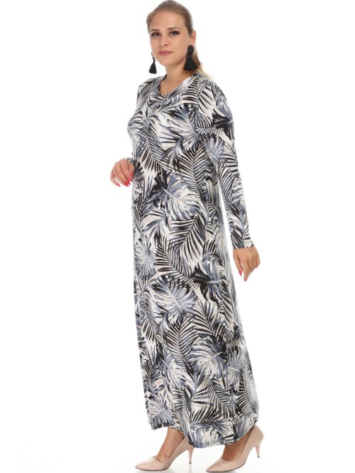 Ilga suknelė su raštais Ilga suknelė su raštais