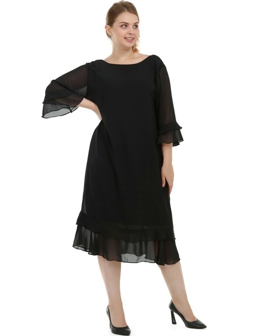 Must šifoonist kleit Must šifoonist kleit