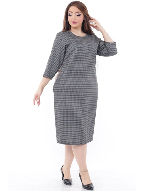 Klasiska kleita no rūtainā žakarda... Klasiska kleita no rūtainā žakarda...