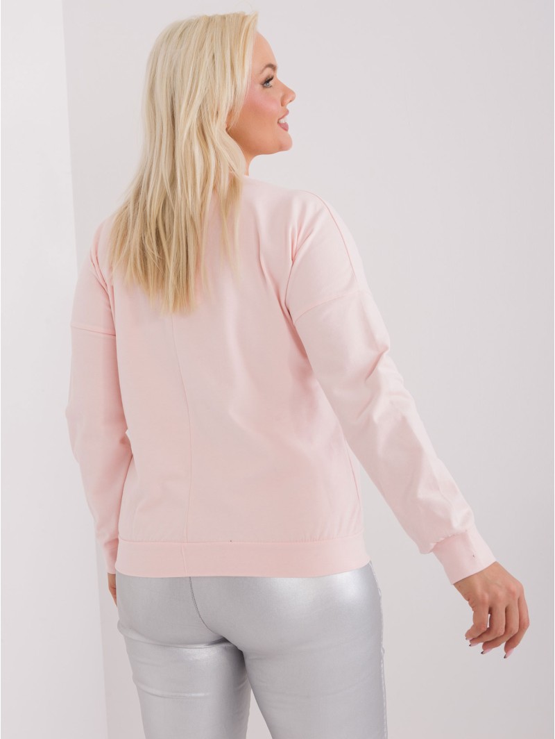 Bluzka-RV-BZ-9258.22-jasny różowy Bluzka-RV-BZ-9258.22-jasny różowy