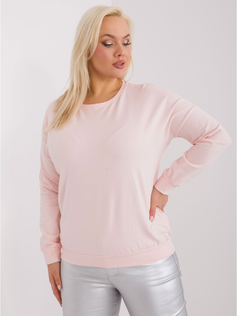 Bluzka-RV-BZ-9258.22-jasny różowy Bluzka-RV-BZ-9258.22-jasny różowy