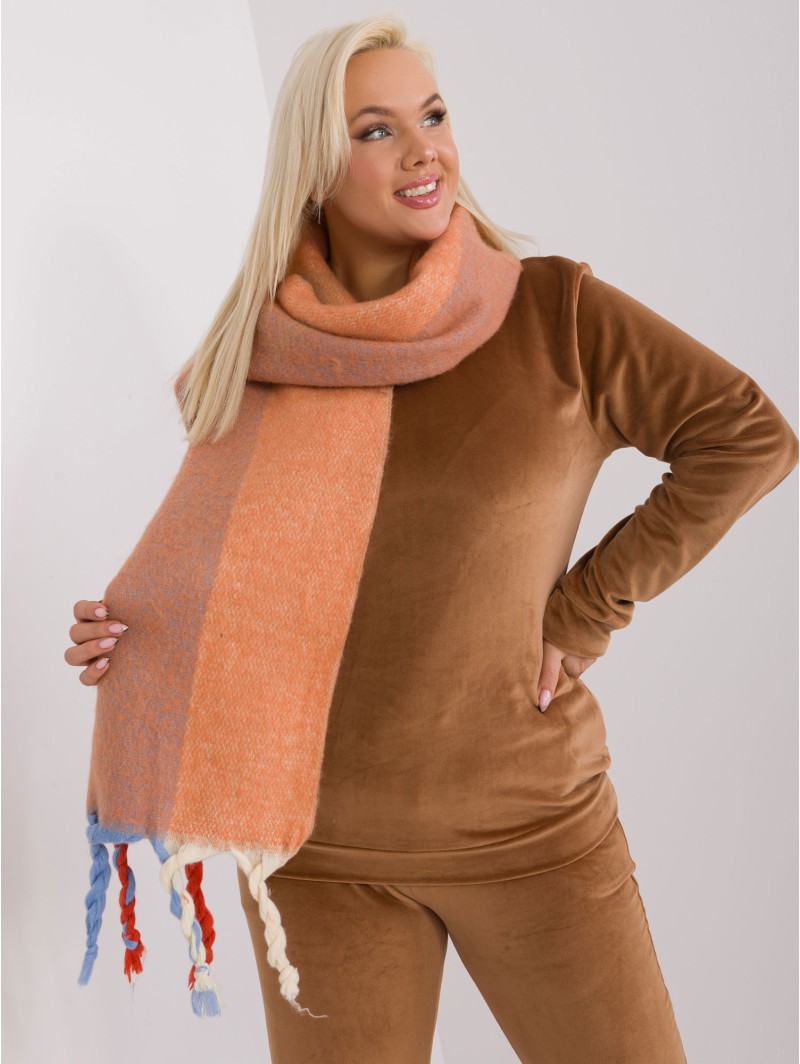 Szalik-AT-SZ-2316.31P-jasny pomarańczowy Szalik-AT-SZ-2316.31P-jasny pomarańczowy