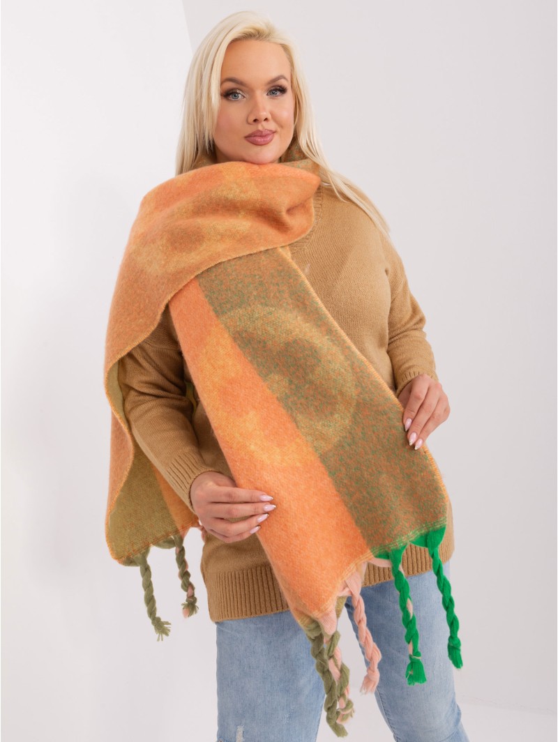 Szalik-AT-SZ-2316.10P-jasny pomarańczowy Szalik-AT-SZ-2316.10P-jasny pomarańczowy