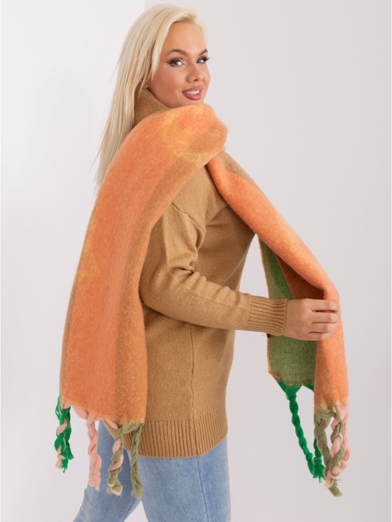 Szalik-AT-SZ-2316.10P-jasny pomarańczowy Szalik-AT-SZ-2316.10P-jasny pomarańczowy