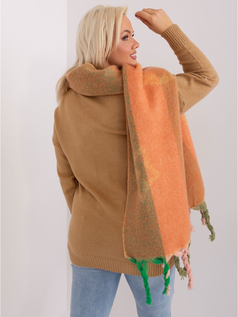 Szalik-AT-SZ-2316.10P-jasny pomarańczowy Szalik-AT-SZ-2316.10P-jasny pomarańczowy