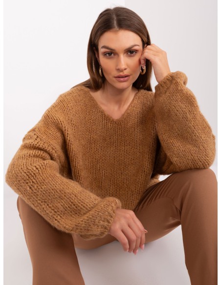 Sweter-LC-SW-3020.10P-camelowy