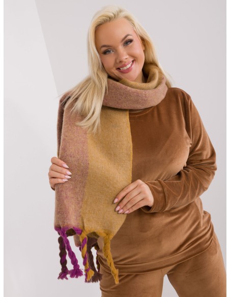 Szalik-AT-SZ-2316.01P-ciemny żółty