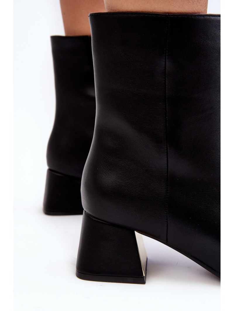 Ankle Boots With Embellishment Black Adinah Ankle Boots With Embellishment Black Adinah